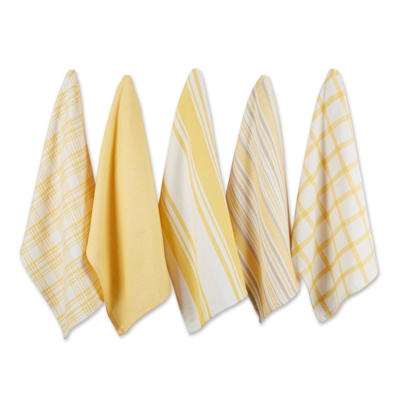 ENSEMBLE ASSIETTES DE TISSU ASST ROUGE / 5, Jaune