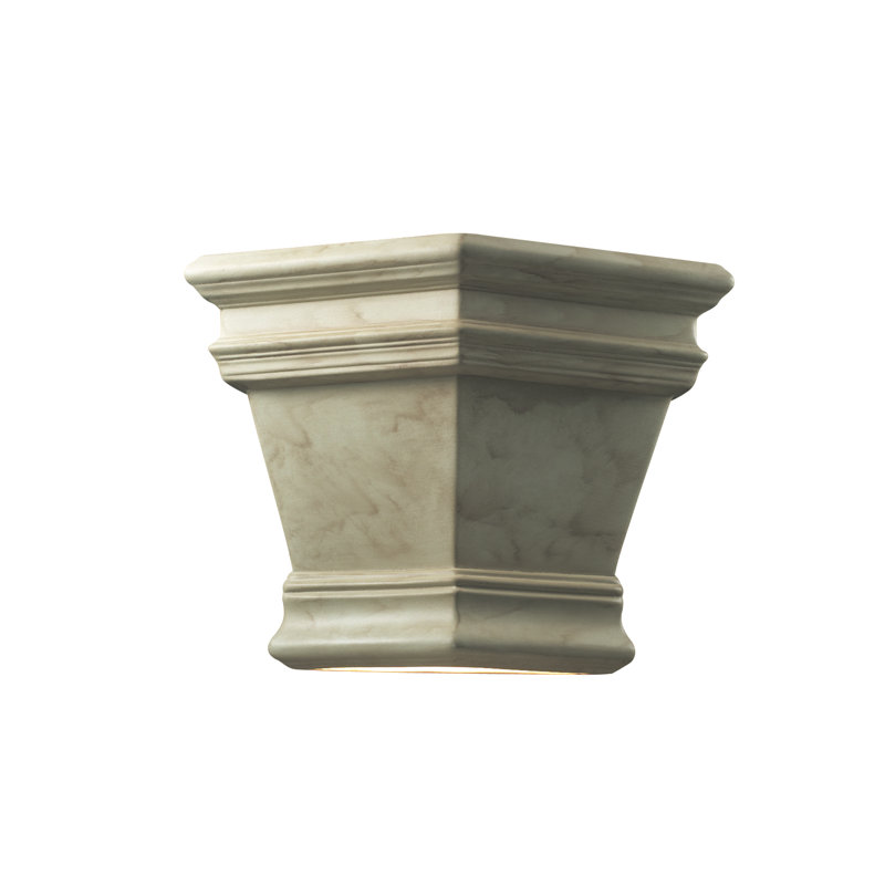 Witherell Ceramic Wall Light, LED, Antique Patina