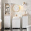 Lyvia 60cm Single Bathroom Vanity Base Only in White