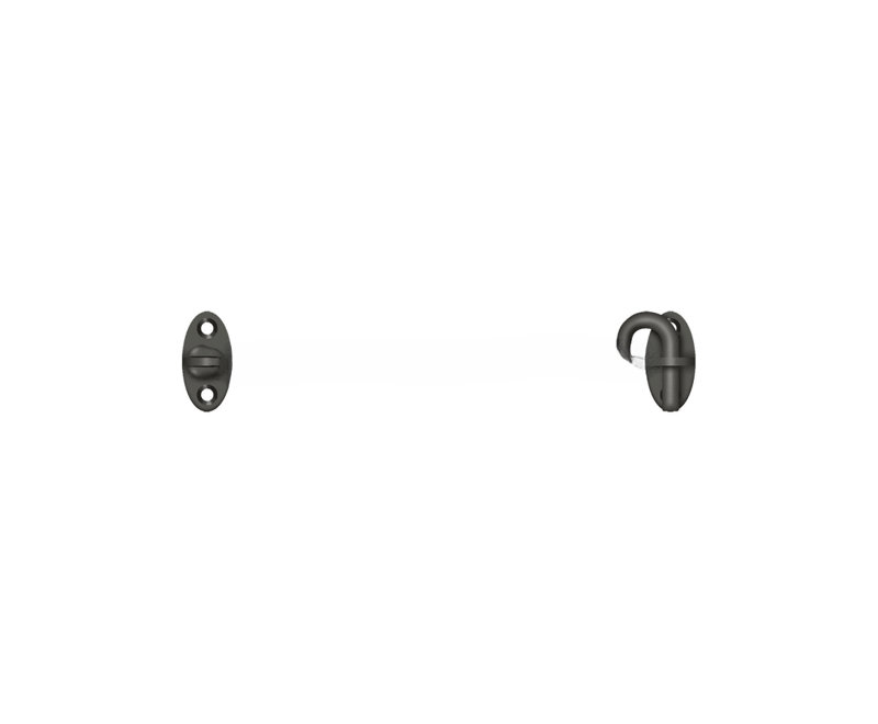 Cabin Swivel Hooks, Oil-Rubber Bronze