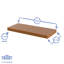 Harbour Housewares - Modern Floating Wall Shelves-922983896-922983897