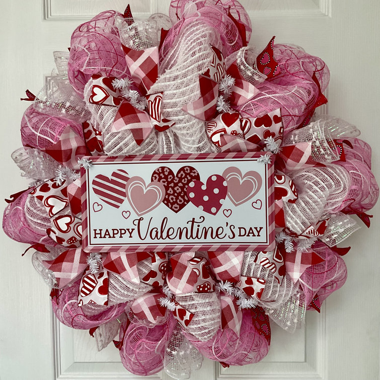 Harvest Ribbon Wreath The Holiday Aisle Size: 24 W x 24 H x 6 D