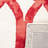 Amekia Hand Tufted Wool/Cotton Geometric Rug in Red/Ivory-153667352