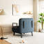 Jerrilynn Sturdy Steel Frame Leisure Side Chair