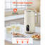 Machine à lait 6-en-1, machine à lait de soja 20 oz avec 6 pales, pour avoine maison, noix, soja, jus, boissons à base de plantes et non laitières avec auto-nettoyage à haute température, faire bouillir l'eau, 12 heures Retard