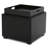 Stone Faux Leather Ottoman-33936106