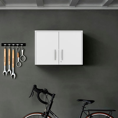 Danbury Storage Cabinet-Wall Cabinet, White