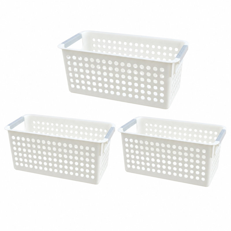 Rebrilliant Plastic Decorative Basket, 3 Pack