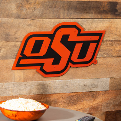 Oklahoma State University Layered Metal Wall Art