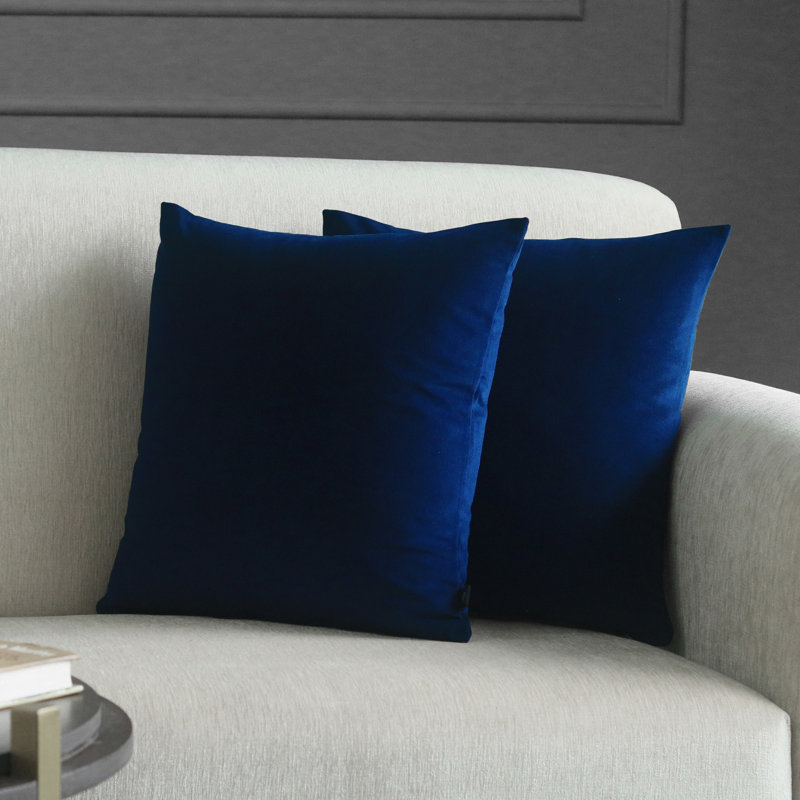 Housse de coussin Davos, Saphir