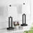 Belpre 23.5" Metal Table Lamp Set with USB, Type-C Ports, and Built-in Outlet