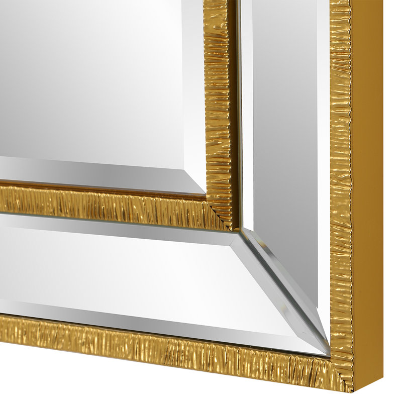 Middlesbrough Rectangle Wall Mirror, Golden/Silver