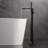 Single Handle Floor Mounted Freestanding Tub Filler with Handshower-78652646