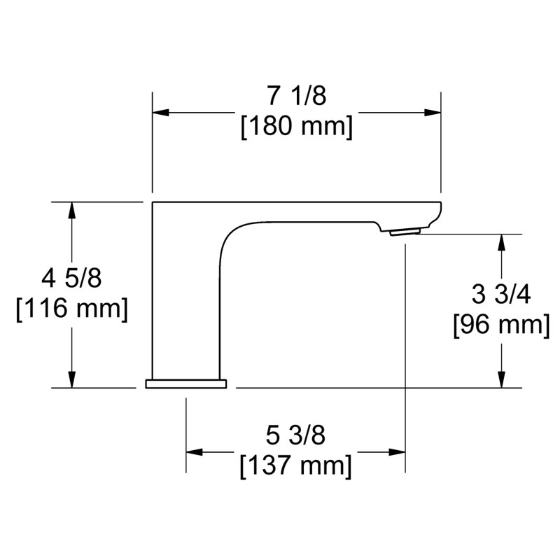 Robinet de salle de bain Equinox, Laiton satiné