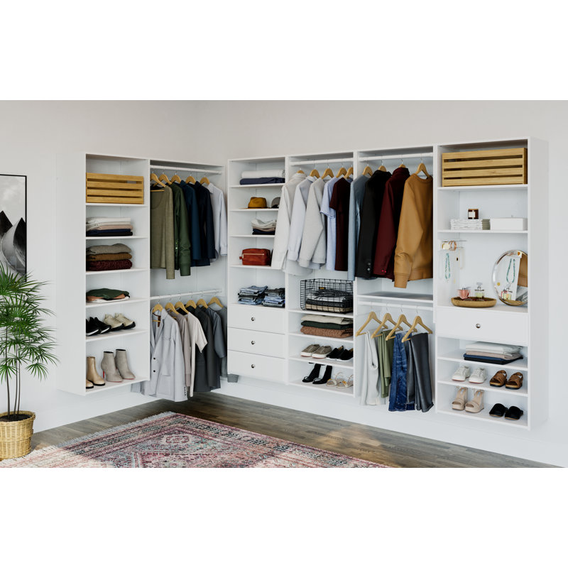 Ensemble de tablettes l 24 "Grid, Blanc