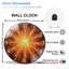 Horloge murale en verre 12 po