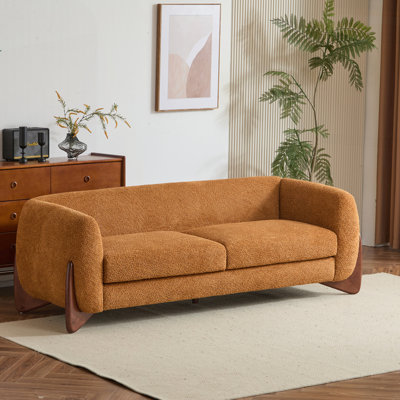 Modern Boucle Sherpa Sofa