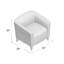 Chaise en avec pieds en bois de cerisier HERCULES Imperial Series-1538864750
