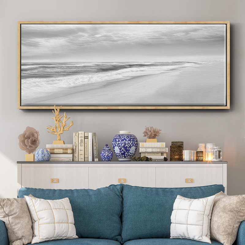 Scenic Shores II - toile encadrée, H 20 po x l 50 po