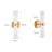 2 Piece Wall Sconce (Gold)