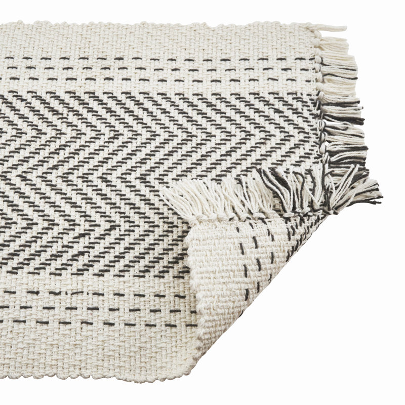 Napperon en coton 19 po Schantz, Gris