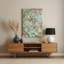 "Abstract Florals" 10, art mural en métal brun-1363001290