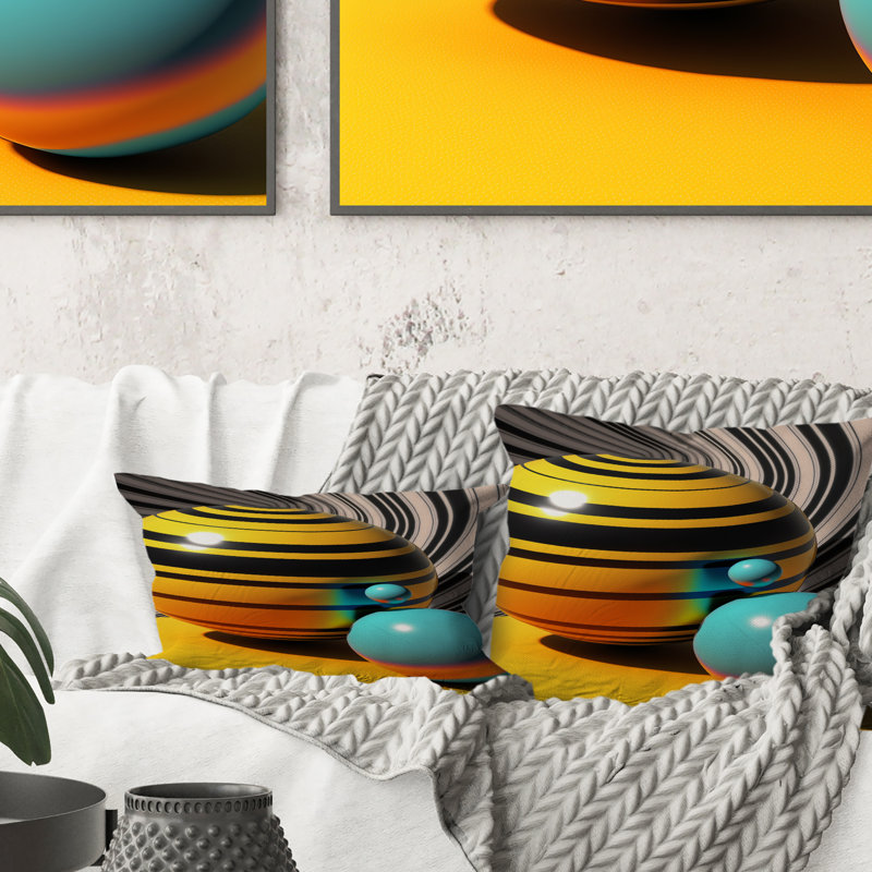 Coussin Pop Art Colorful Spheres III - Abstract