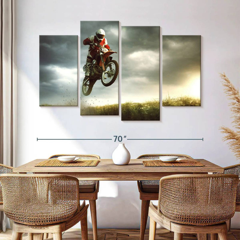 Sireci Dirt Bike Stunt Ride, 42" H x 68" W