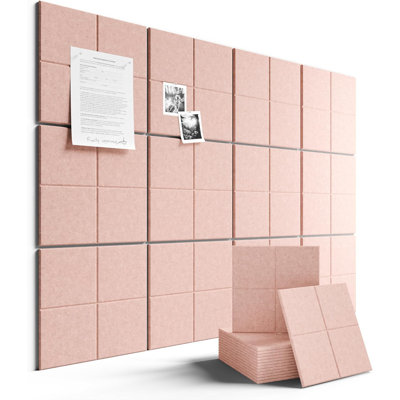 Large Felt Bulletin Board 48" x 36" Cork Board Alternative-
