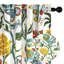 Ensemble de 2 rideaux à motif floral Mid Century-1050334060-1050334070