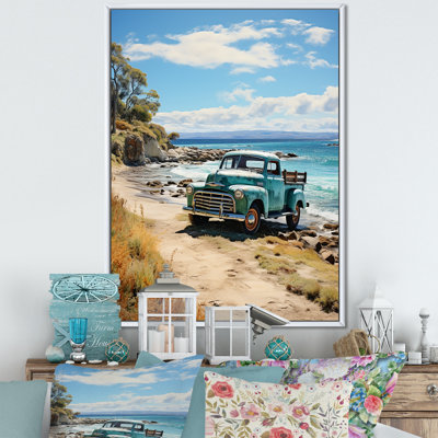 Camionnette bleue Aliquippa Coastal Retreat II - impression