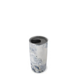 Elements Stainless Steel Tumbler with Clear Slide-Open Lid-18 Fl Oz-Blue Granite