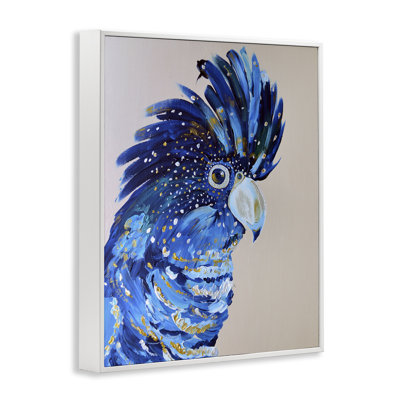 Coco The Cockatoo Framed Giclee, design by Jennifer Seeley