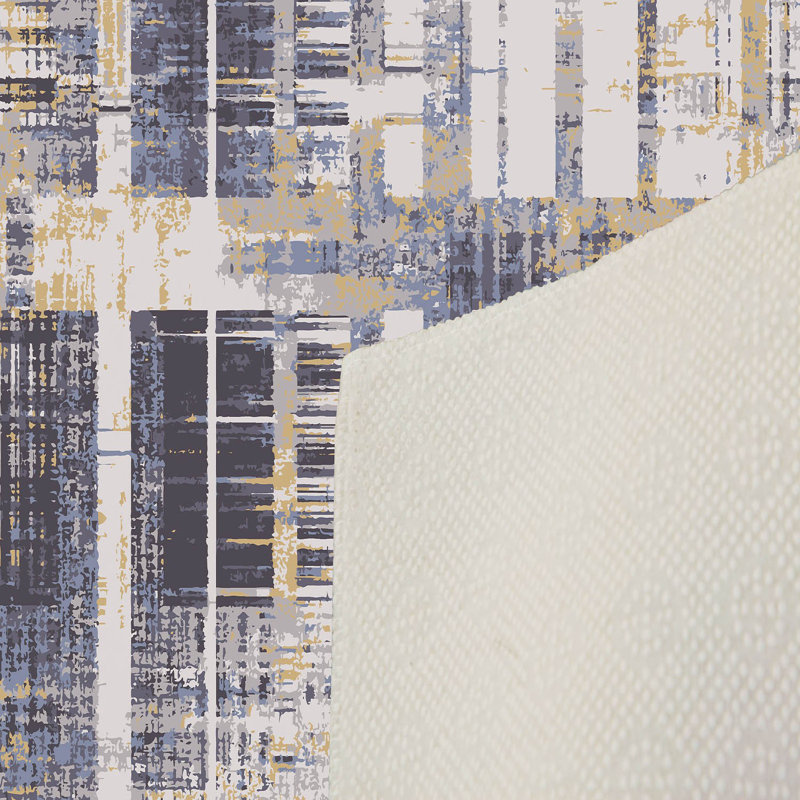 Stylish Woven Carpet 5.9 x 9.2 Feet, 100% Polyester, Antibacterial, Non-Slip Underside | 3D Digital Printing, Machine Washable (30-40°C) | Perfect for Living Rooms, Bedrooms & High-Traffic Areas, Durable & Easy Care