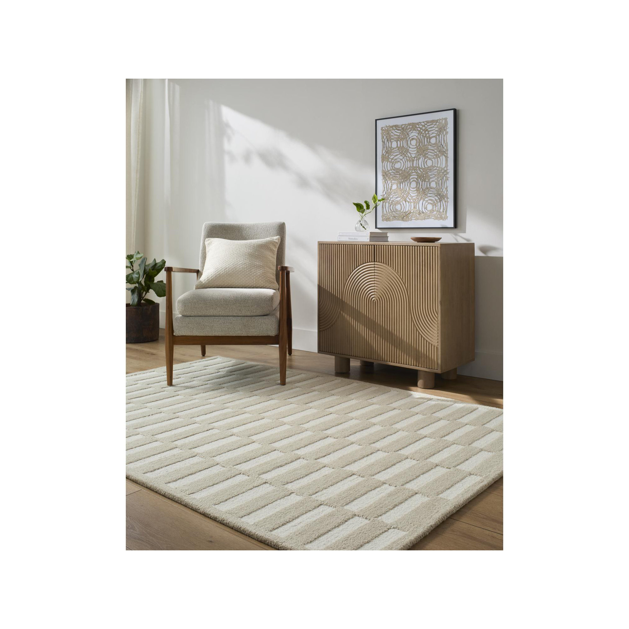Wright Handmade Rug, Rectangle 8' x 10'