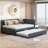 Upholstered Corner Daybed with Trundle-395240187-395240176