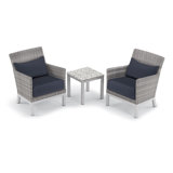 Argento and Travira Outdoor 3 - Piece Conversation Set