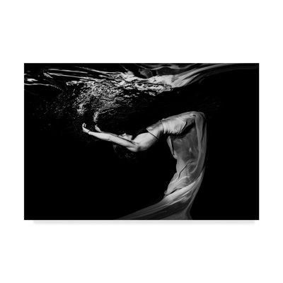 « flow water », reproduction de photo sur toile tendue
