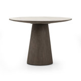 Skye Round Dining Table 42"-Weathered Dark Oak
