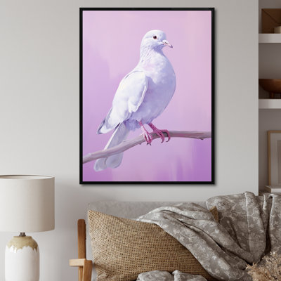 Colombe polie I sur toile
