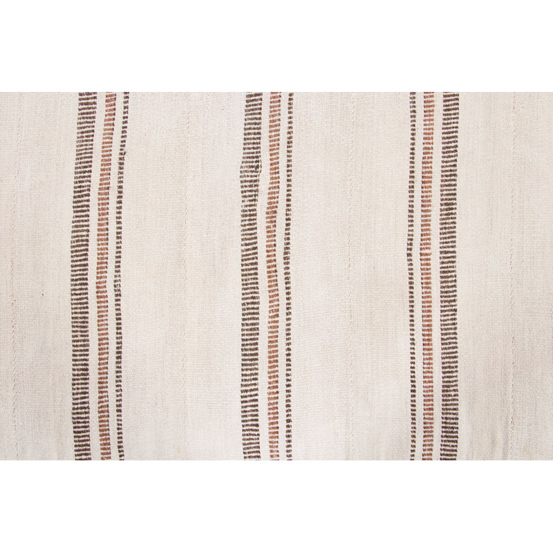 Handmade Geometric Area Rug, Beige