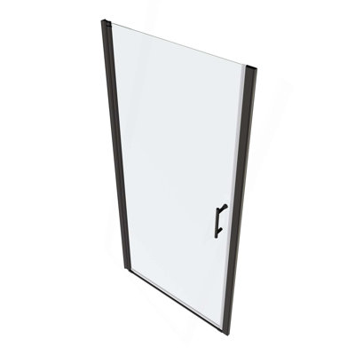 Universal Pivot Shower Door,Open Outside,With 1/4" Tempered Glass