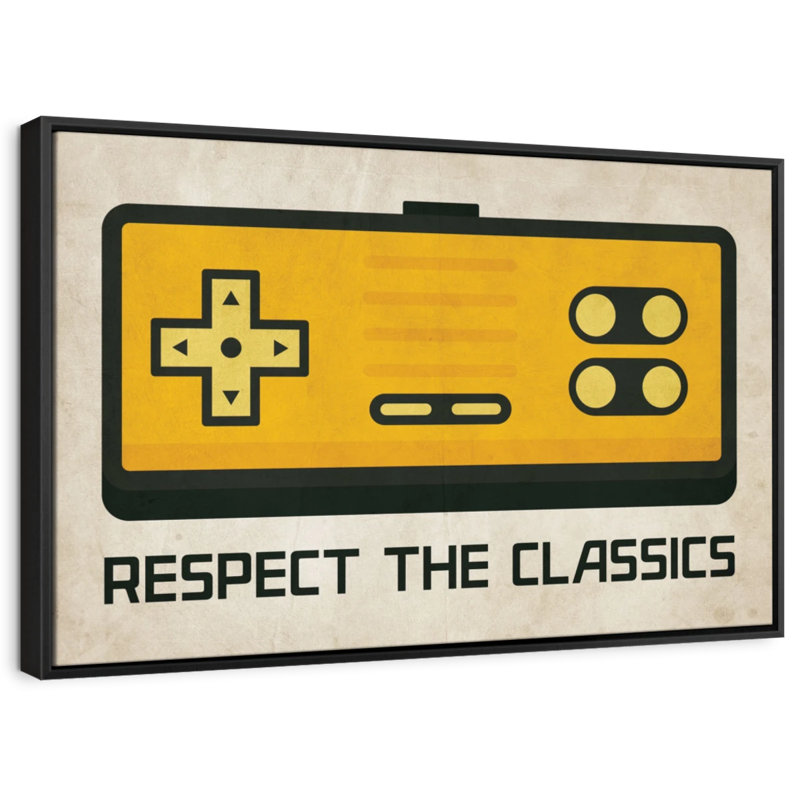 «Respect The Classics», reproduction sur toile, H 13 po x l 19 po