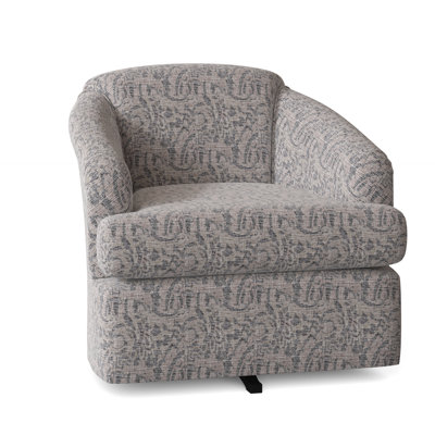 Cass Upholstered Swivel Armchair