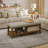 44.5" Upholstered Storage Bench with Lift-Top Storage and Open Shelf-2081787006-2082452552