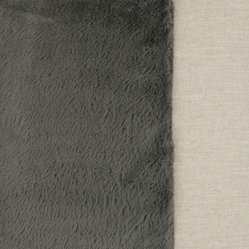St. Moritz Pillow Cover & Insert, Steel/Gray, Square 24"