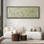 «Soft Green Meadow Wildflowers Minimal Botanical Design», reproduction d'art sur toile encadrée-1096249091-1096249090
