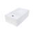 Evander White Wall Mount Bathroom Vanity Cabinet Sink with Faucet and Drain