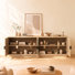 Modern Fluted TV Stand for TVs up to 88"