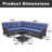 Schutt Wicker 6 - Person Patio Conversation Set with Cushions-89059636-89059639